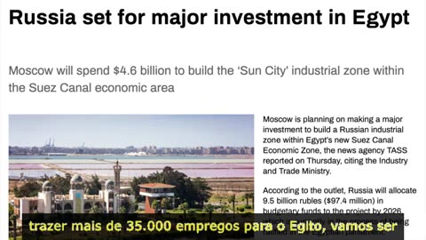 Egito alerta máximo, pois isso está prestes a ficar muito pior e Putin sabe disso