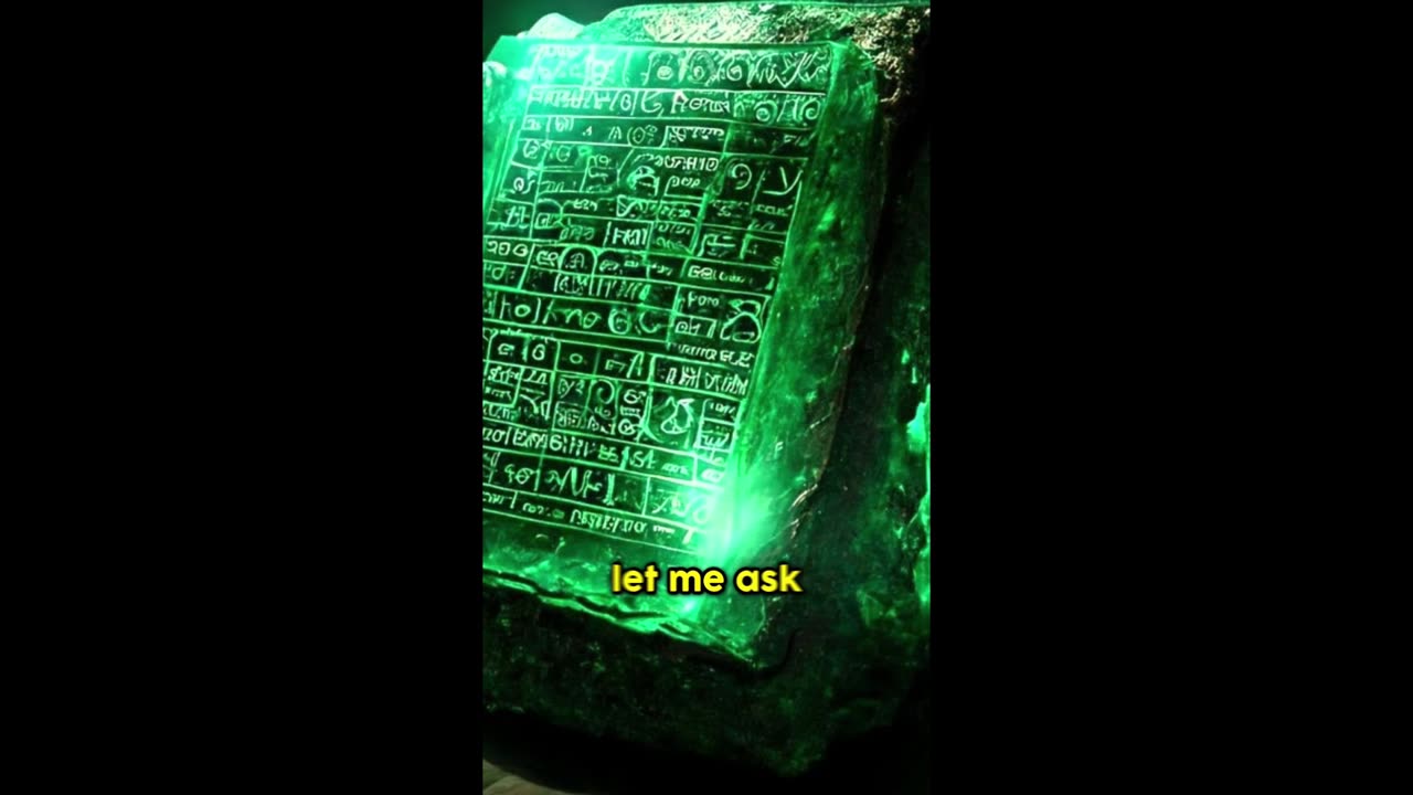 The Ancient Emerald Tablets are 36,000 Years Old!