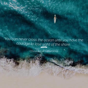 You Can Never Cross the Ocean