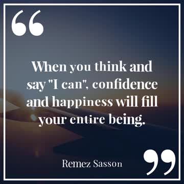 When You Think and Say - I Can