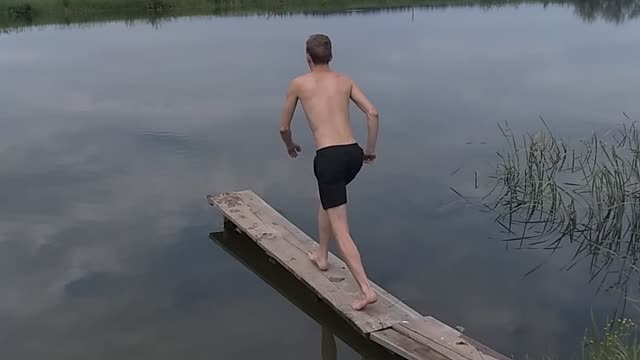 Jump into the lake