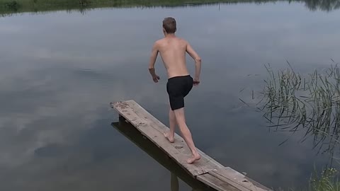 Jump into the lake