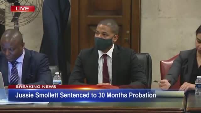 Judge scolds Jussie Smollett at sentencing