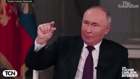 Vladimir Putin tells Tucker Carlson US should stop arming Ukraine to end war