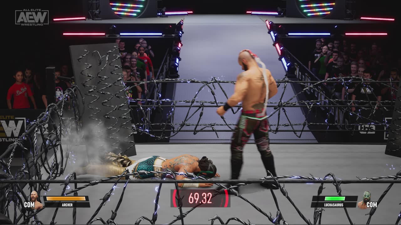 MATCH 229 LANCE ARCHER VS LUCHASAURUS WITH COMMENTARY