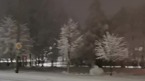 Snow in Belarus