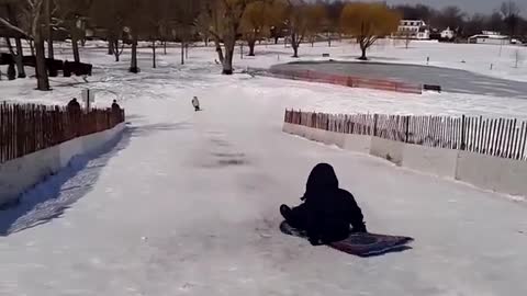 Kids Sledding!