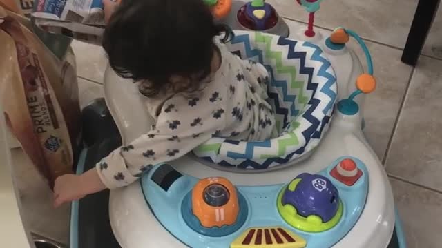 Riding around like a maniac