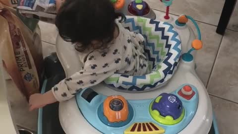 Riding around like a maniac