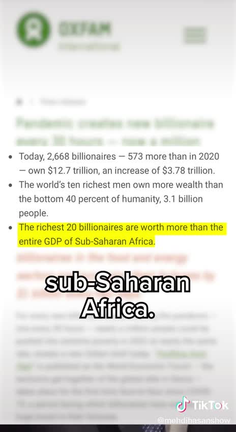 263 million people have been pushed into extreme poverty since the start of the plandemic