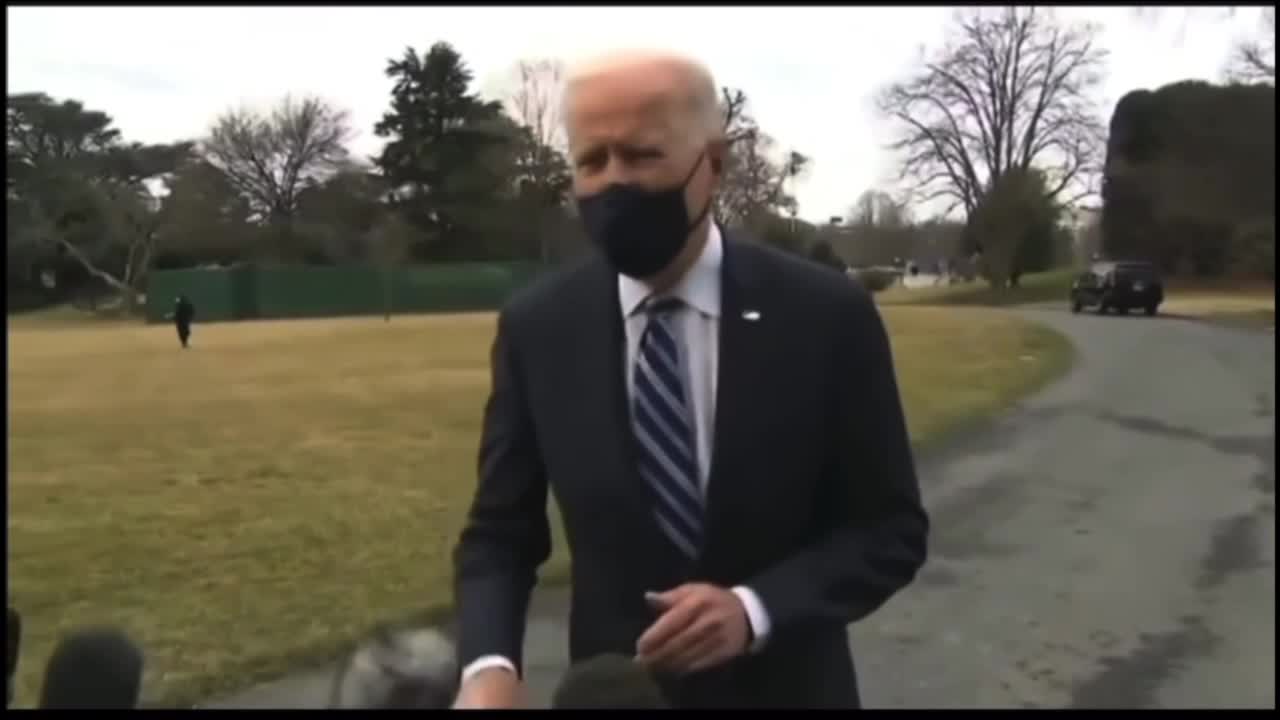 Wake Up America Biden CGI Green Screen Hologram