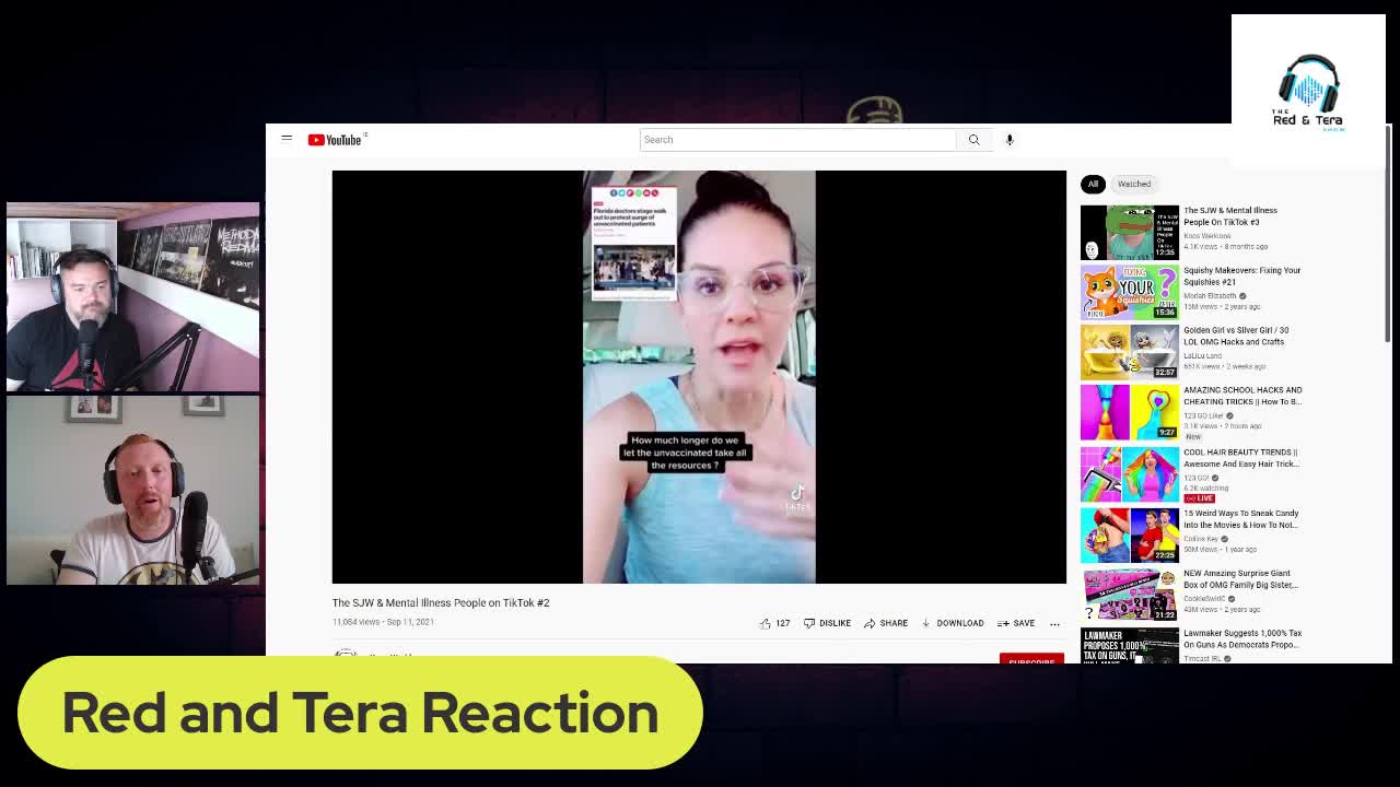 Red and Tera Show - | Reaction to crazy woke sjw Tik Tok |