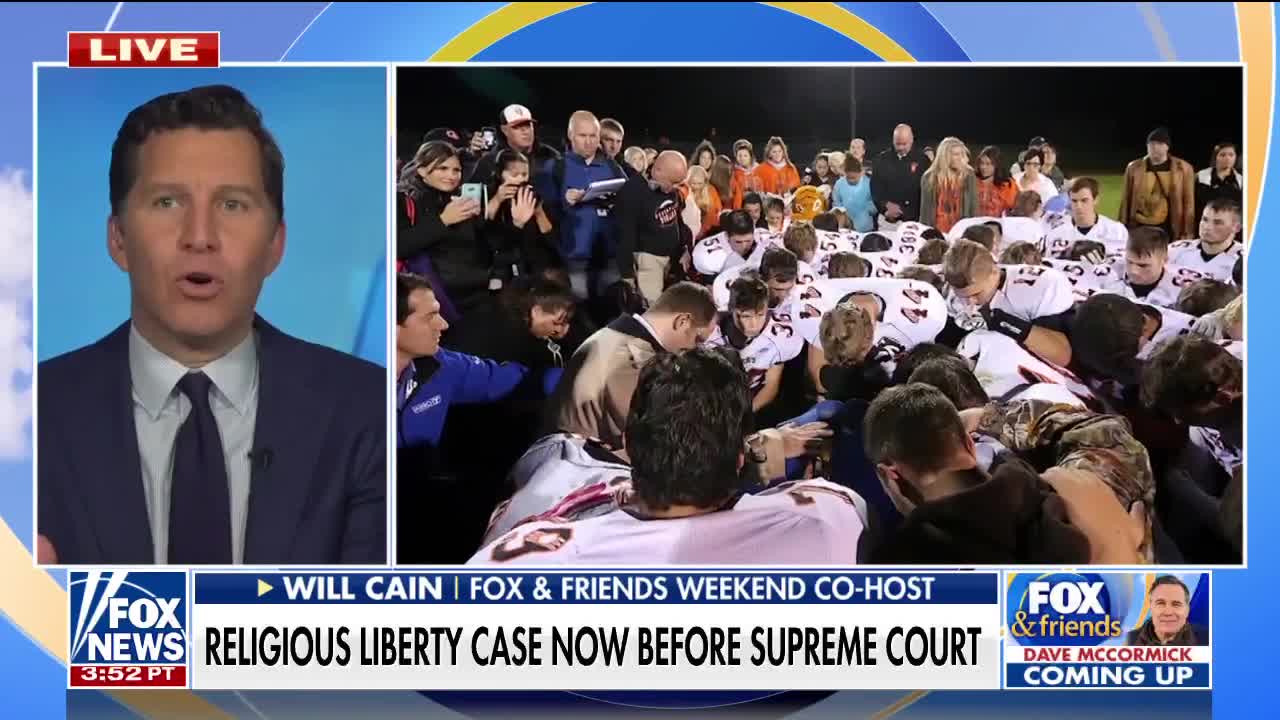 Will Cain: This case could roll back the hard line against religious expression in schools