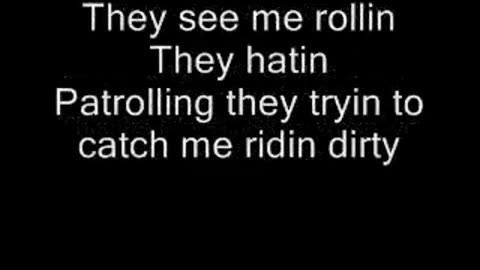 Ridin' Dirty With Lyrics