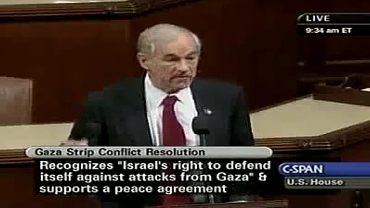 Hamas Was Created By The US And Israel To Counteract Yasser Arafat | Ron Paul