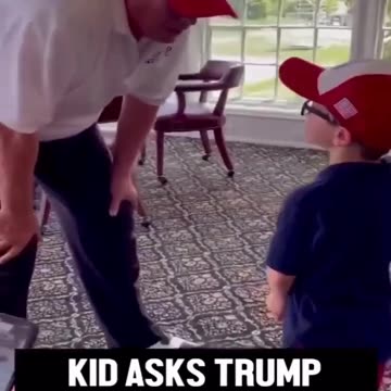 Kid asked Trump what did it feel like being president