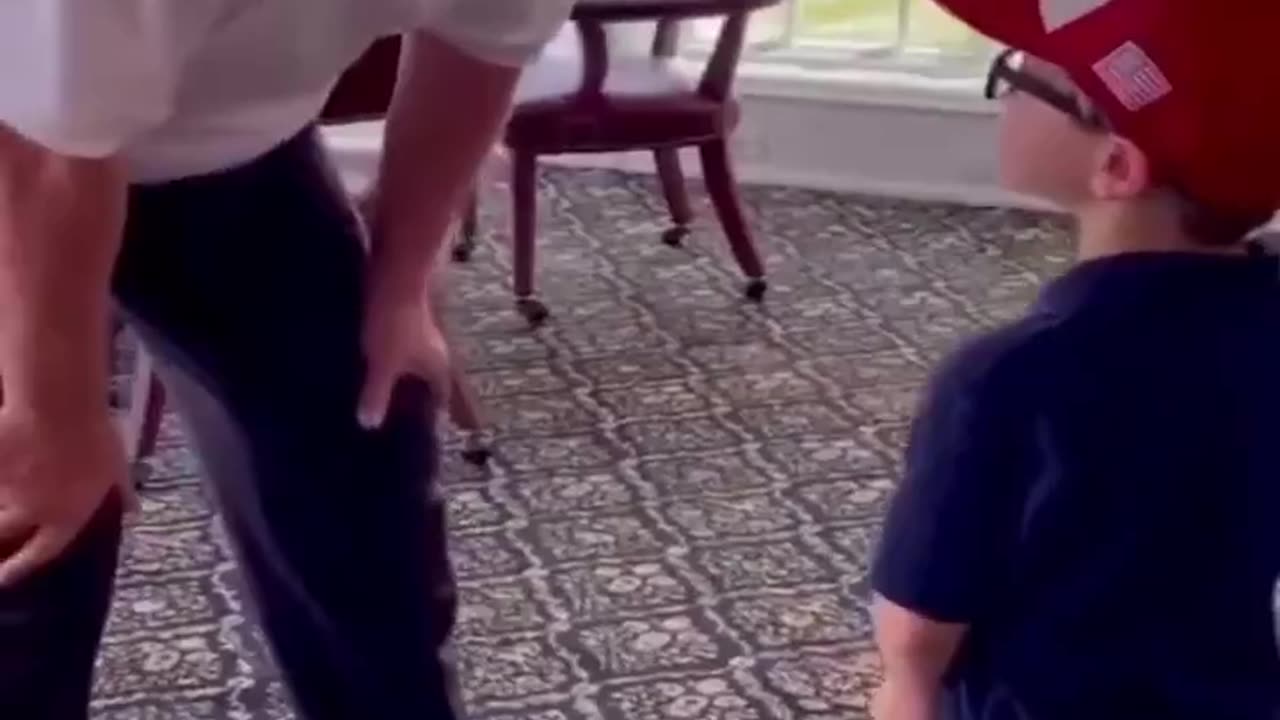 Kid asked Trump what did it feel like being president