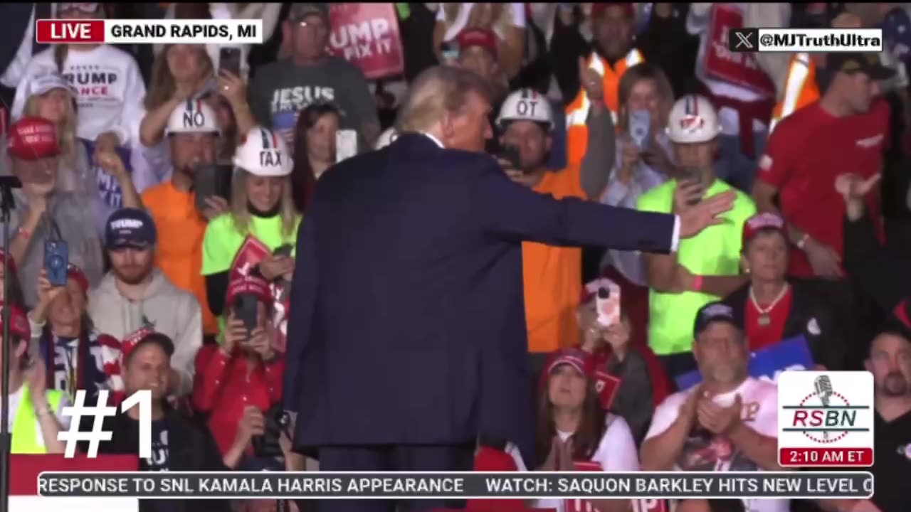 The Final Donald Trump Rally Dance - In Grand Rapids Michigan 11.4.2024