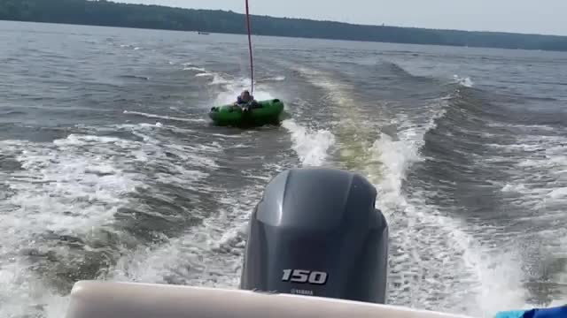 Tubing on Falls Lake