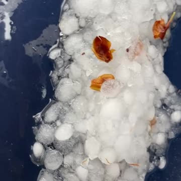 Strange hail Storm in New-England