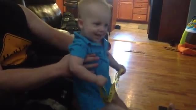 Funny baby and father compilation