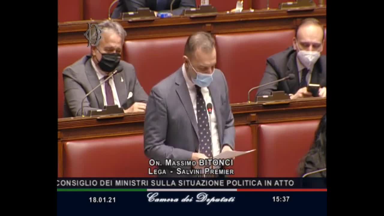 Massimo Bitonci (Lega), Camera, 18/1/21