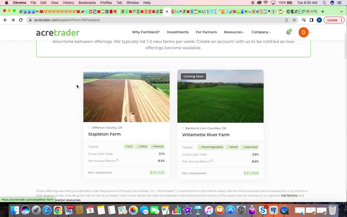 Buy a piece of Farmland
