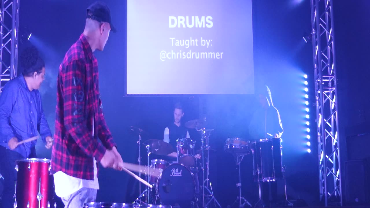 08/30 SWARM SHOW DRUM ITEM - Performing with Some of my Students (2017 Throwback)