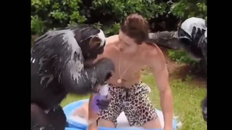 Friendship of humans and animals