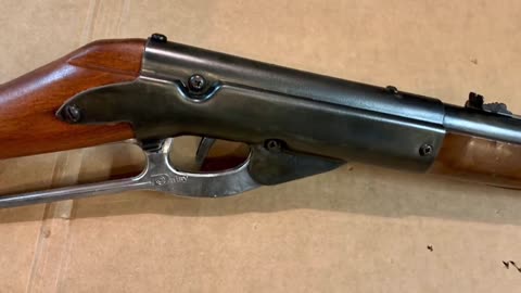 Daisy model 95 BB gun at the range