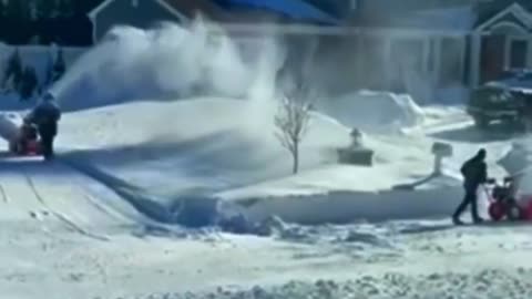 SNOWBLOWER WARS!!!!!!