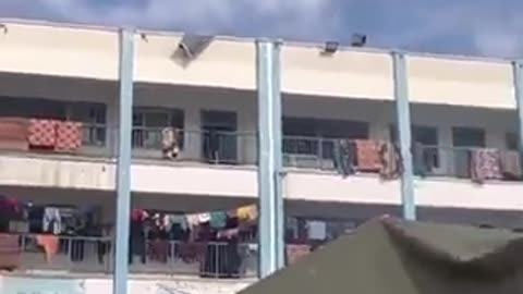 An Israeli airstrike targeted a UNRWA school in Khan Younis