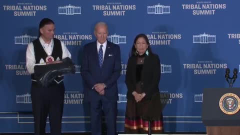 Biden Cabinet Secretary Breaks Down In Tears While Presenting Biden With Blanket