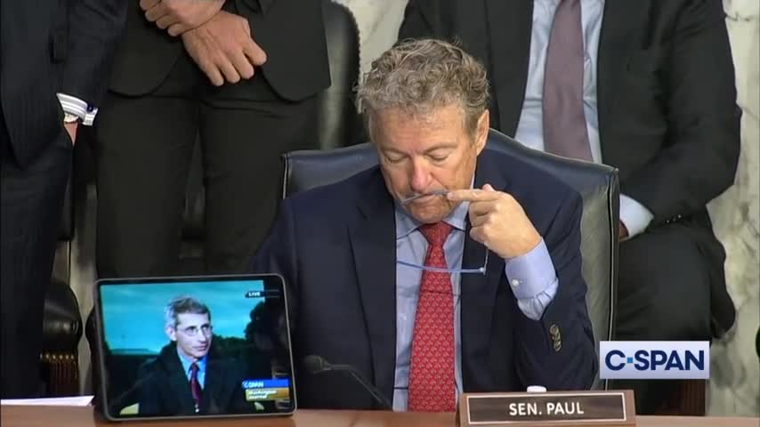 "Actually, Words Don't Lie" - Rand Paul Confronts Fauci With His Own Words