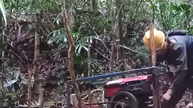 turn on the water machine