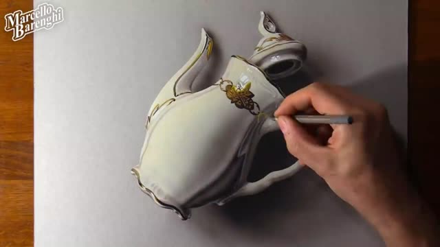 Outline The Color Of The Arc Of The Teapot