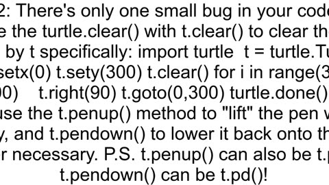 Is it possible to move to a point without drawing a line using turtle python module