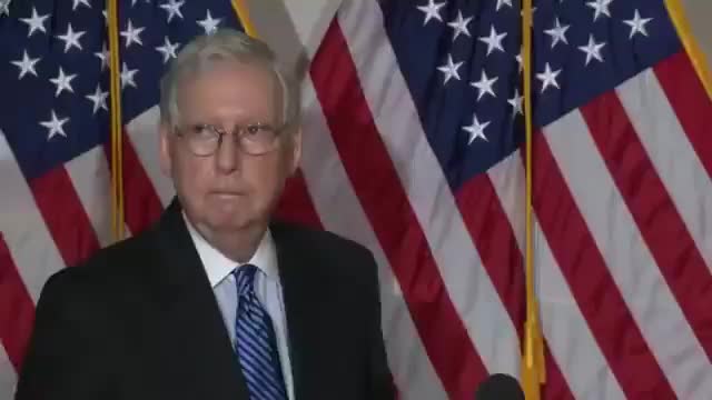 Mitch McConnell tells it like it is. Stop panicking, its all going to work out.