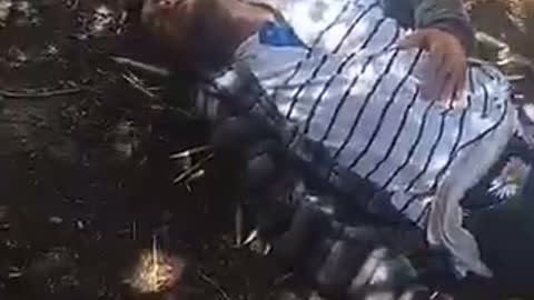 Man passed out in street