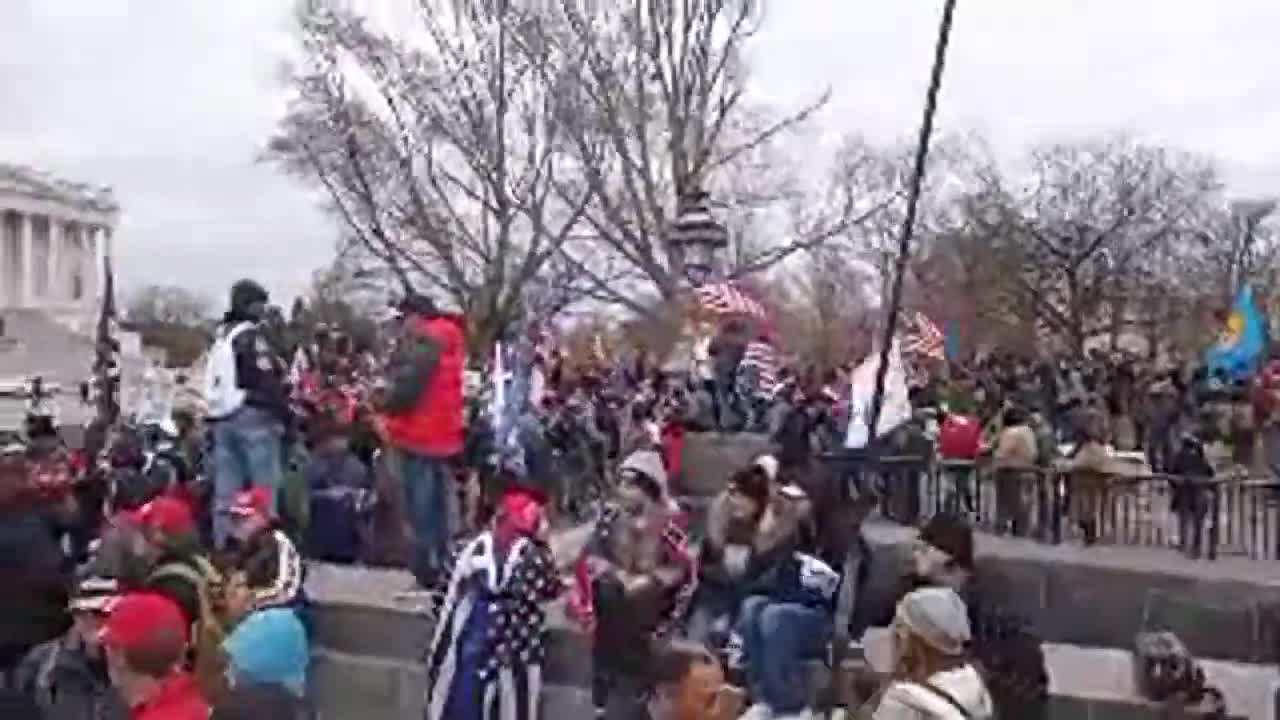 Washington DC during the protest Stop the steal