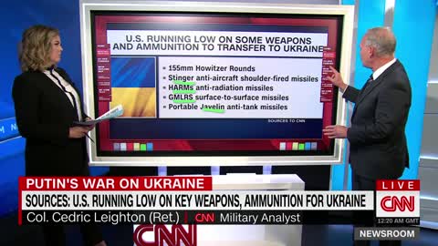 Retired colonel ‘very concerned' about US weapon shortages for Ukraine