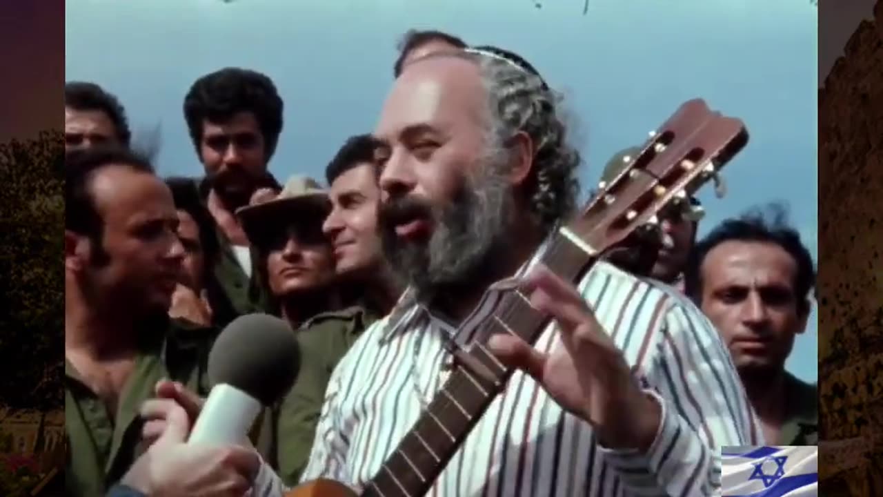 Rabbi Shlomo Carlebach during the Yom Kippur war.