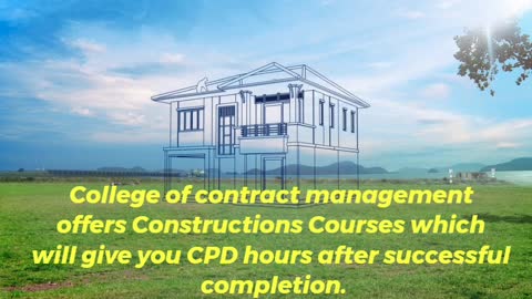 Get CPD Hours in Construction Industry