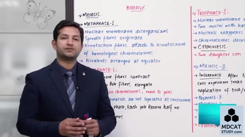 LEC#6 MEIOSIS METAPHASE, ANAPHASE, TELOPHASE