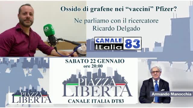 PIAZZA LIBERTA' questa sera ospite il ricercatore Ricardo Delgado