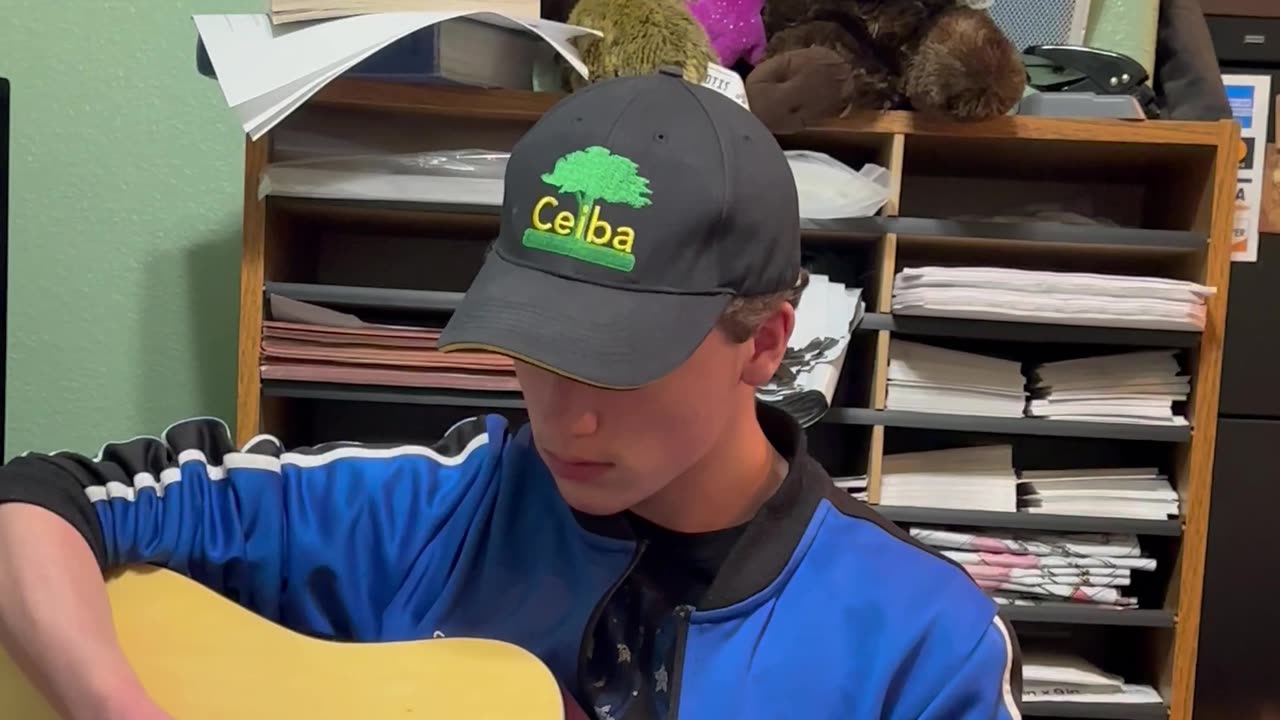 Practicing Guitar