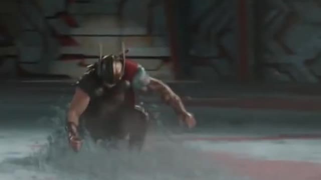 Thor Ragnarok behind the scenes.