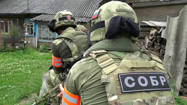 SOBR Officers During Operational and Strategic Exercises 'Zaslon-2021'