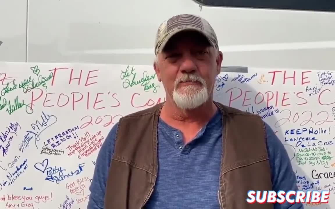 Meet the truckers from the People's Convoy 2022. 🇺🇸