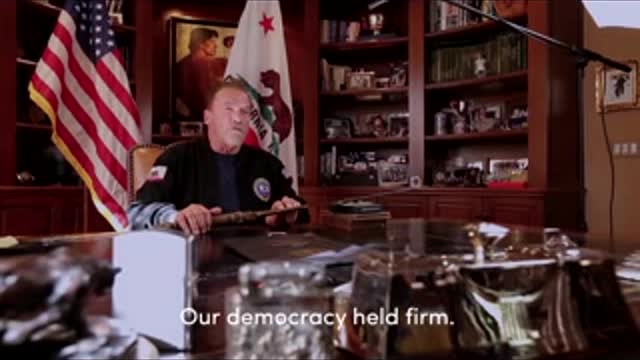 Arnold Swartzentraitor talks down Trump